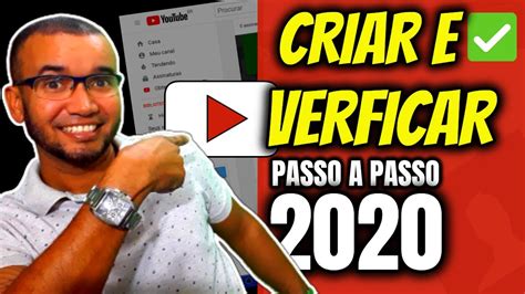 como criar um canal no youtube passo a passo 2020