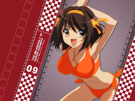 Suzumiya Haruhi Suzumiya Haruhi No Yuutsu Swimsuit