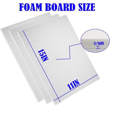pack foam core board  white foam board  mm thick mat foam board center