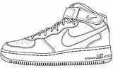 Drawing High Tops sketch template