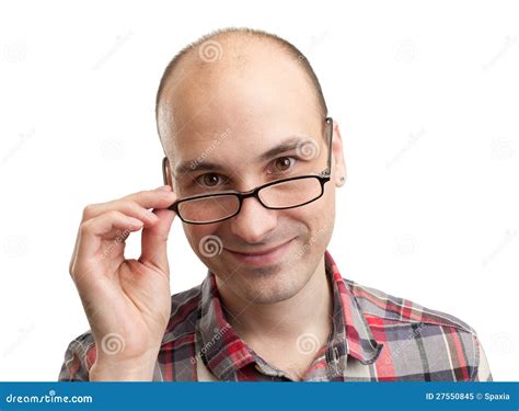 handsome man wearing eyeglasses stock image image  professional