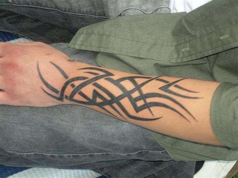 Mens Lower Arm Tribal Tattoos Best Tattoo Ideas