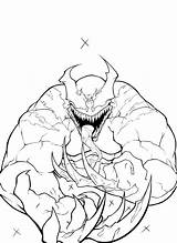 Venom Wolverine Inks Whatever Lines Deviantart sketch template