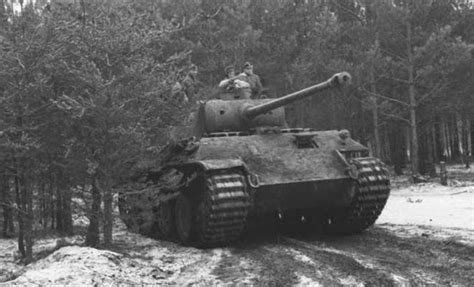 world war ii in pictures panther tanks best tank of its