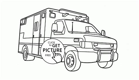 rescue vehicles coloring pages gallery