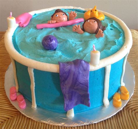 Pool Birthday Cakes Pool Birthday Cakes Pool Party Cakes Pool Cake
