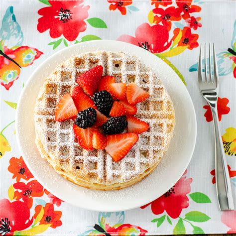 Simply Perfect Classic Waffles Real Mom Kitchen Breakfast