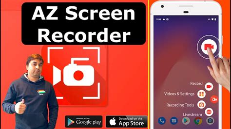 az screen recorder   record android  ios screen video recorder livestream youtube