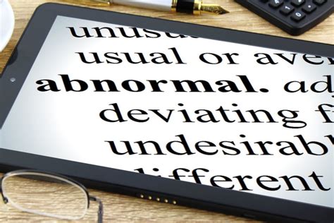 abnormal tablet dictionary image