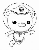 Coloring Octonauts Pages Barnacles Printable Captain Drawing Dashi Print Peso Coloring4free Kids Kwazii Octopod Colouring Color Cartoons Sheets Characters Bestcoloringpagesforkids sketch template
