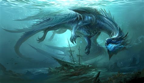 blue dragon   sandara  deviantart