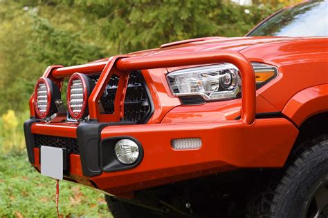 arb toyota tacoma   summit full width front winch hd bumper  grille guard