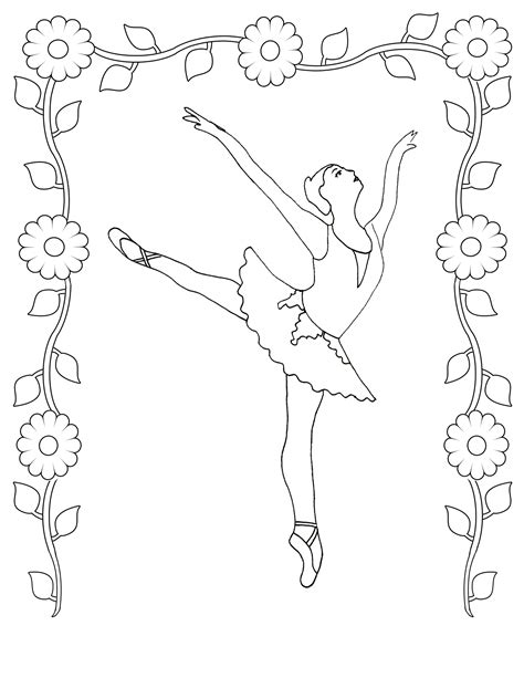 ballerina coloring pages   print  home