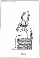 Osiris Egipto Egyptian Hellokids Egipcios sketch template