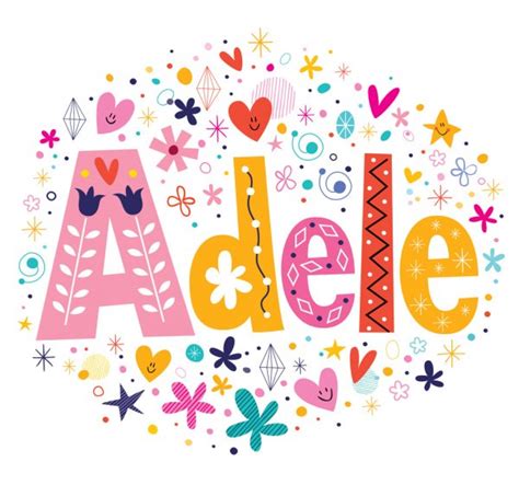 abbie female name decorative lettering type design stock vector image