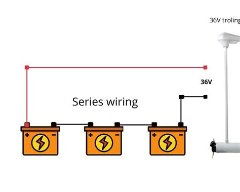 wiring trolling motor batteries series  parallel      anchor travel