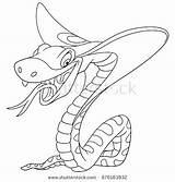 Coloring Pages Cobra King Spitting Getcolorings Getdrawings sketch template