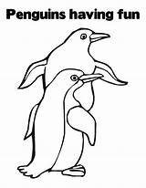 Penguin Coloring Pages Penguins Printable Tacky Kids Christmas Fun Pdf Club Winter Fed Rocks Realistic Comments Having sketch template