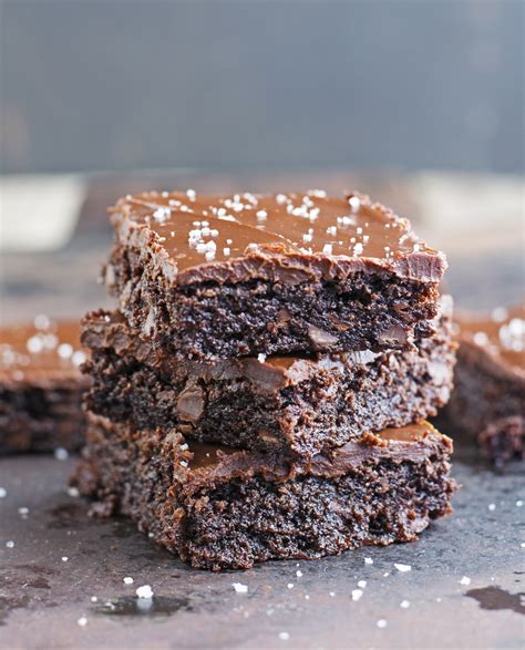The Iron You Salted Double Chocolate Almond Butter Brownies