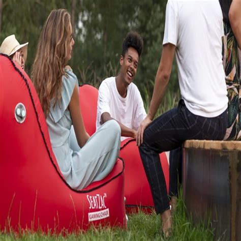 this self inflating chair makes it easy to relax and have