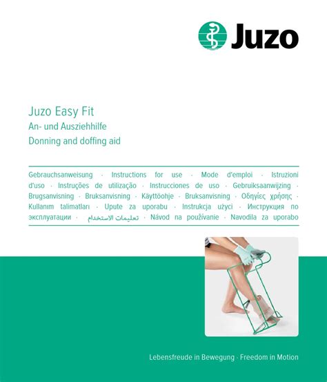 juzo easy fit instructions   manual   manualslib