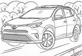 Toyota Coloring Rav4 Pages Printable Cars Drawing Hilux Supercoloring Sketch Paper Template Categories sketch template
