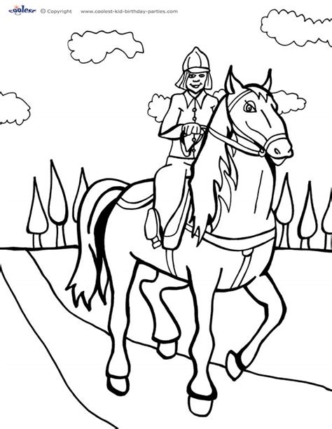 printable horse coloring page  coolest  printables