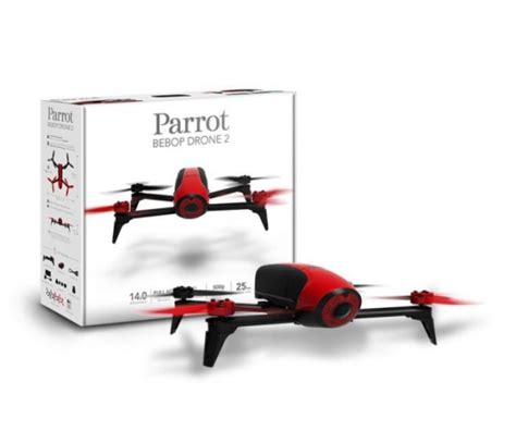 parrot bebop  drone czerwony skycontroller czarny drony sklep komputerowy  kompl