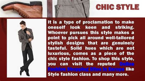 types  fashion style