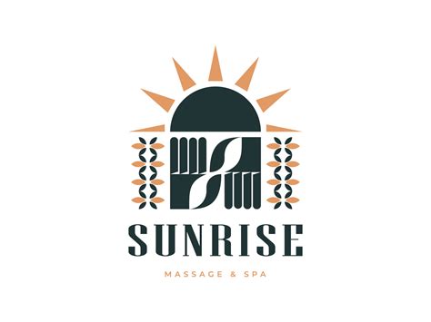 sunrise massage spa logo  israfil shawn  dribbble