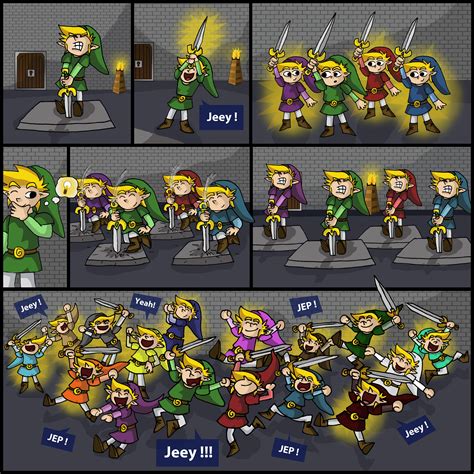 The Legend Of Zelda 16 Swords Adventure The Legend Of