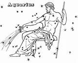 Aquarius Drawings Zodiac Signs Astrology Sign Symbol Formats Available Which Archetype sketch template