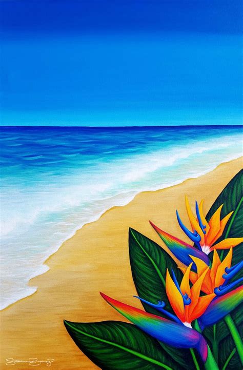 beach stroll painting canvas painting nature art painting