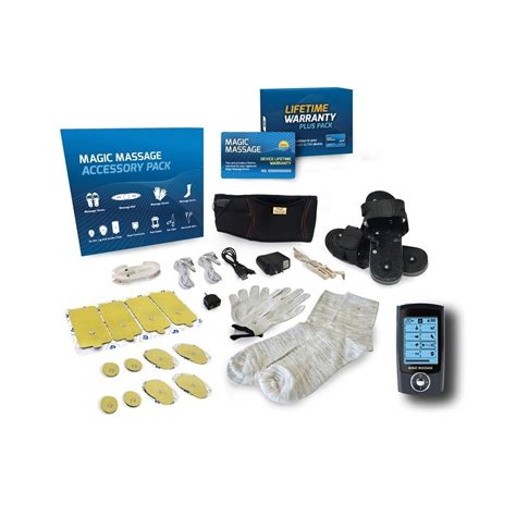 Magic Massage Ultra 1610 Pulse Massager And Complete Tens Accessory