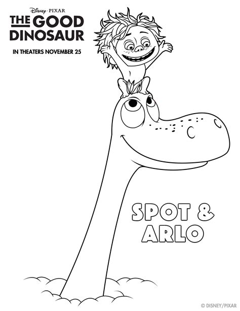good dinosaur coloring pages  activity sheets gooddino