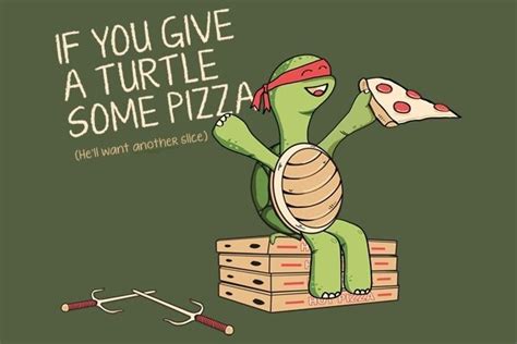 if you give a turtle some pizza men s long sleeve t shirt turtle
