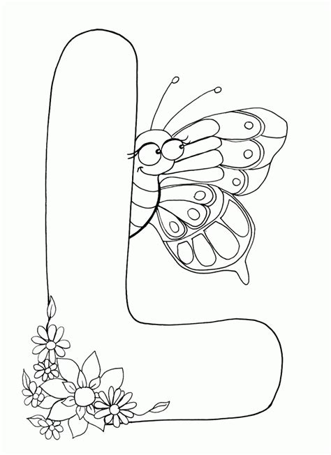 view capital letter  coloring pages id