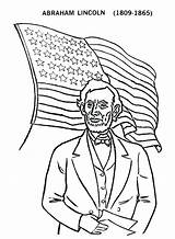 Lincoln Coloring Abraham Printable Pages President Getcolorings Abe Getdrawings sketch template