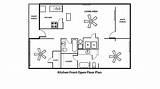Country Floorplan Cottage Brookside Cottages Front Kitchen sketch template