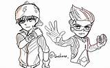 Ali Ejen Boboiboy Coloring Pages Galaxy Di Nobody Cant Wait Instagram sketch template