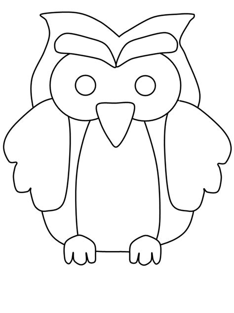 owl coloring page  coloring page template printing printable owl