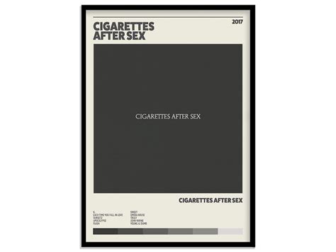 Cigarettes After Sex Cigarettes After Sex Retro Music Etsy