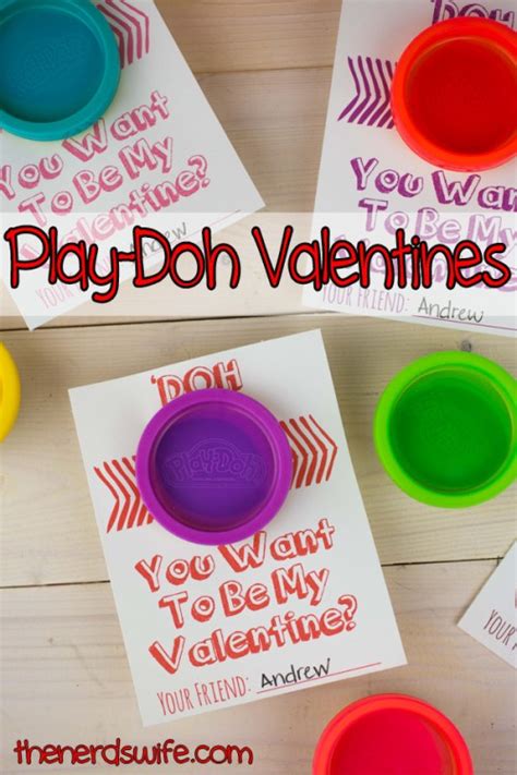 valentine play doh cards   printable