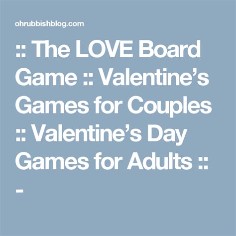The Love Board Game Valentine’s Games For Couples Valentine’s