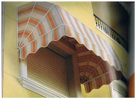 outdoor pvc designer window awnings  residential rs  square feet id