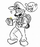 Manison Luigis sketch template