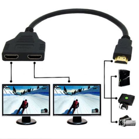 hdmi splitter  male   female cable lc sawh enterprises