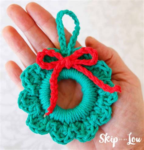 patterns  christmas crochet ornaments easy  easy