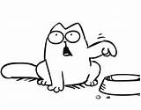 Cat Simon Funny Coloring Pages Simons Cats Cartoon Drawings Funnies Cute Valentine Getcolorings Animation Getdrawings Printable доску выбрать Fanpop Cartoons sketch template
