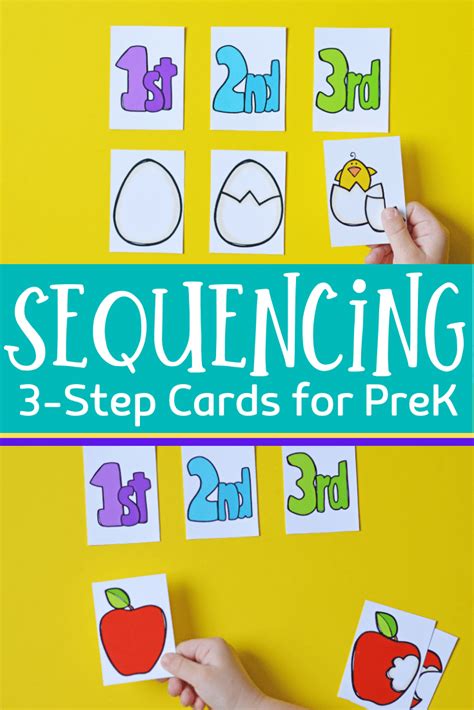 step sequencing cards printables  preschoolers sequencing cards